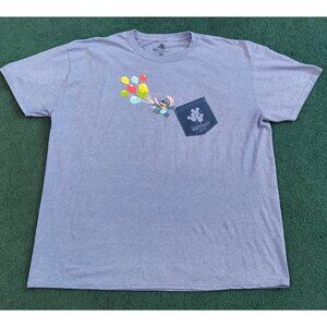 Disney Expo 2019 Best Day Ever Stitch D23 with Balloons Blue T-shirt Size 2XL